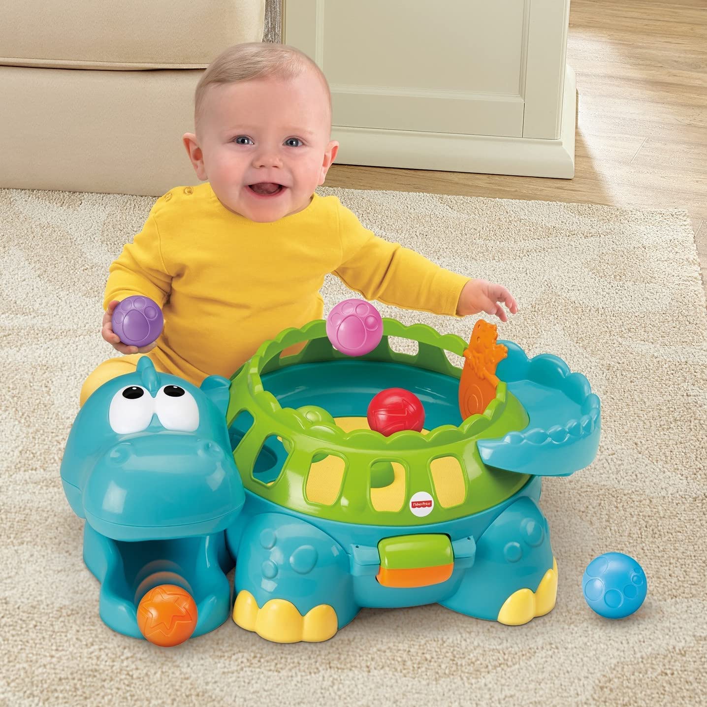 Fisher-Price Brinquedo para Bebês Dino Bolinhas Divertidas